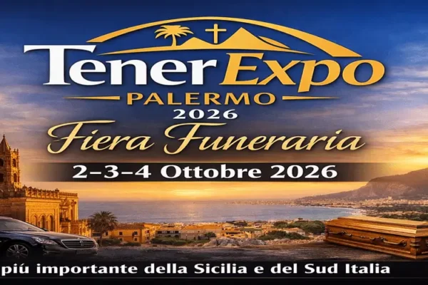 Fiera Funeraria TenerExpo 2026 – L’evento leader in Sicilia e nel Sud Italia dedicato ai servizi funebri e crematori internazionali.