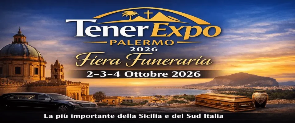 Fiera Funeraria TenerExpo 2026 – L’evento leader in Sicilia e nel Sud Italia dedicato ai servizi funebri e crematori internazionali.